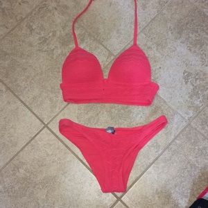 Never worn pink Aerie bikini